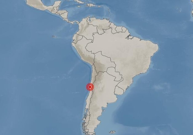 칠레 코킴보 남쪽서 규모 6.2 지진 발생…"국내 영향 없어"