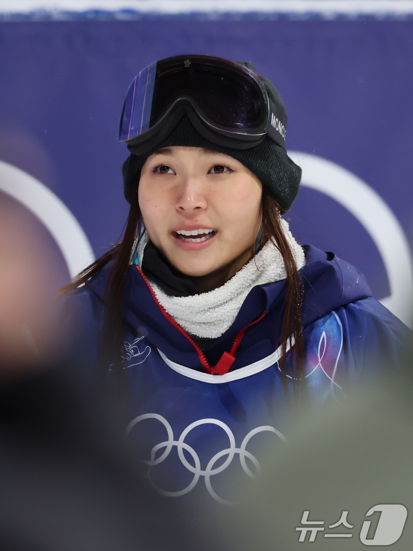 (리비뇨=뉴스1) 김진환 기자 = 미국의 클로이 김이 12일(현지시간) 이탈리아 리비뇨 스노파크에서 열린 2026 밀라노·코르티나담페초 동계올림픽 스노보드 여자 하프파이프 결선 2 …