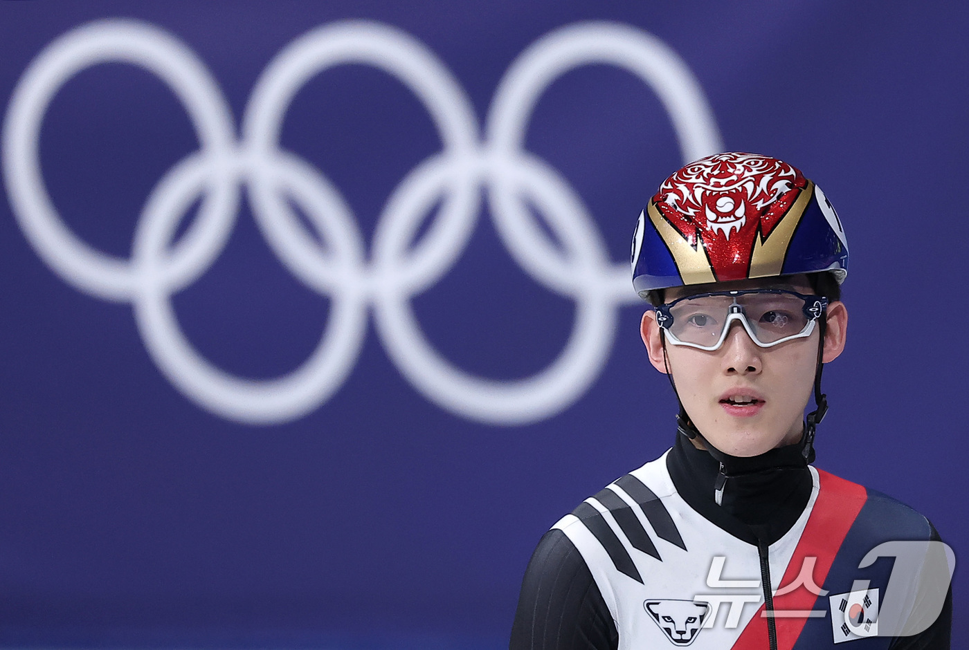 (밀라노=뉴스1) 김성진 기자 = 쇼트트랙 임종언이 12일(현지시간) 이탈리아 밀라노 아이스 스케이팅 아레나에서 열린 2026 밀라노·코르티나담페초 동계올림픽 쇼트트랙 남자 100 …