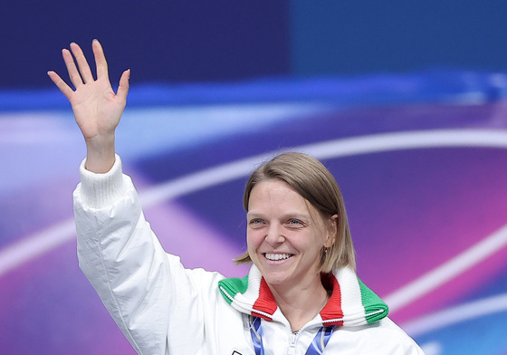 은메달 따낸 아리아나 폰타나