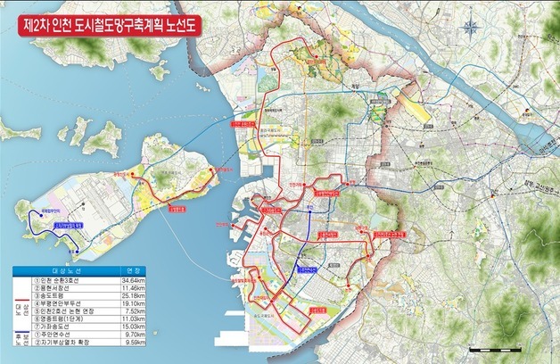 인천 전역 경전철·트램으로 연결…'123.96㎞ 도시철도' 본궤도