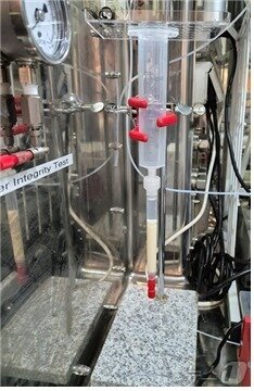 본문 이미지 - 병원에 갈륨-68 발생기의 핵심 소재 컬럼을 설치하여비임상 평가를 위한 시스템 구성을 완료한 모습. 2026.02.13(과기정통부 제공) ⓒ 뉴스1 김민수 기자