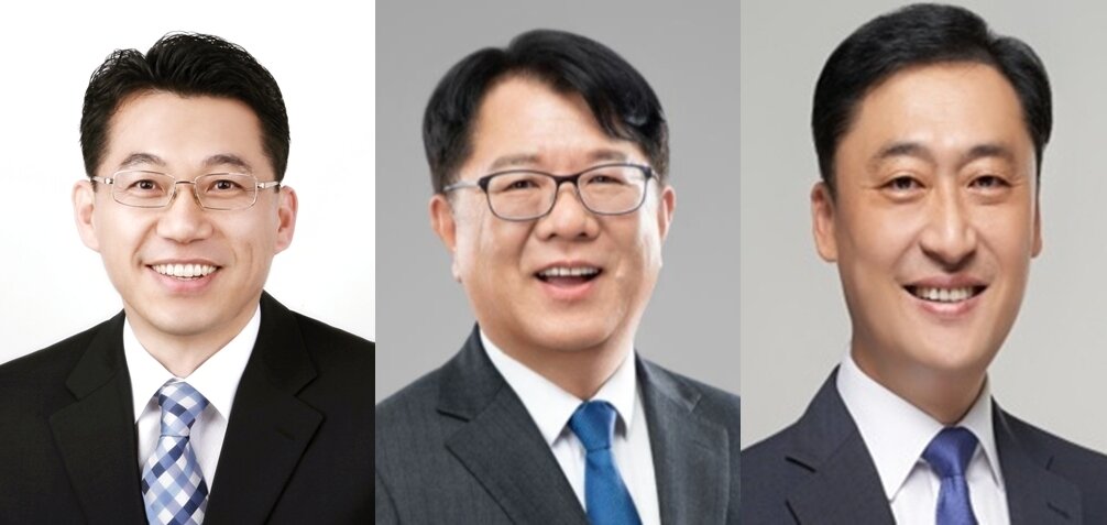 본문 이미지 - 왼쪽부터 허창원·서민석·김학관 출마 예정자./뉴스1