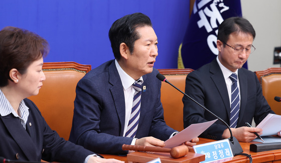 장동혁 비판하는 정청래 대표