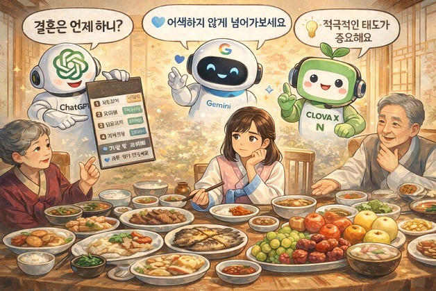 "결혼 잔소리에 뭐라고 답하지?"…AI에 명절 생존법 물었다