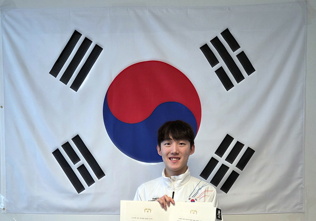 대통령 축전 받은 쇼트트랙 임종언