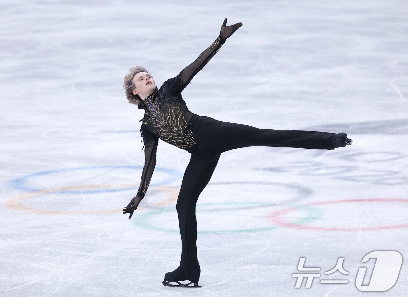 본문 이미지 - 미국 피겨선수 일리야 말리닌. 2026.2.14 ⓒ 뉴스1 김성진 기자