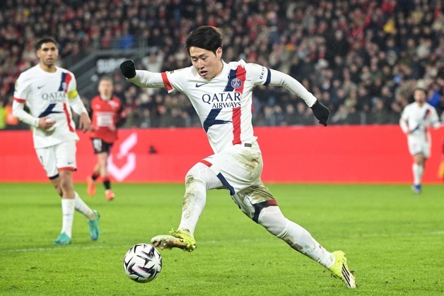 '이강인 교체 출전' PSG, 렌에 1-3 패배…리그 8연승 무산
