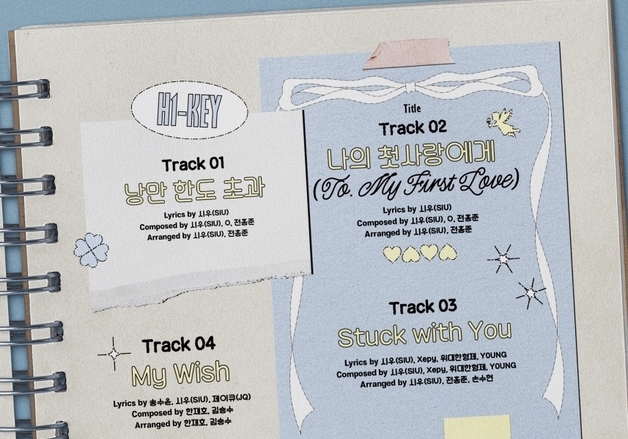 하이키의 첫사랑 감성…3월 신보 '러브챕터' 트랙리스트 공개