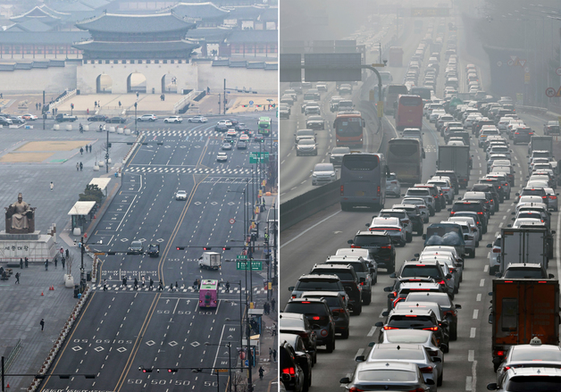 연휴 이틀째 고속도로 정체 본격화…서울→부산 '7시간'