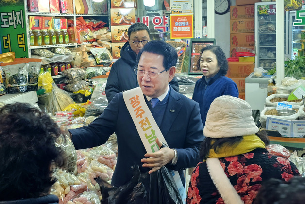 김영록 지사, 설 앞두고 전남·광주 찾아 행정통합 비전 공유