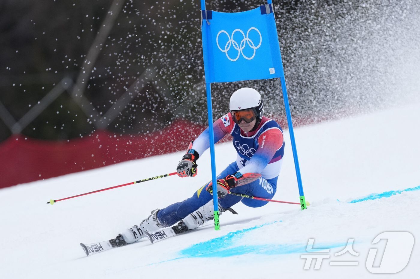 본문 이미지 - 알파인스키 국가대표 정동현. ⓒ AFP=뉴스1