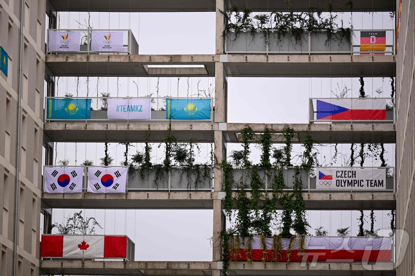 본문 이미지 - 동계 올림픽 선수촌 전경 ⓒ AFP=뉴스1