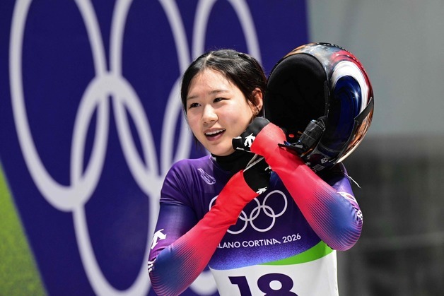 여자 스켈레톤 홍수정, 첫 올림픽 개인전 '22위'[올림픽]