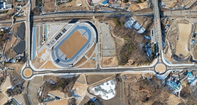 증평군, 증평종합운동장 일원 기후대응 도시 숲 조성