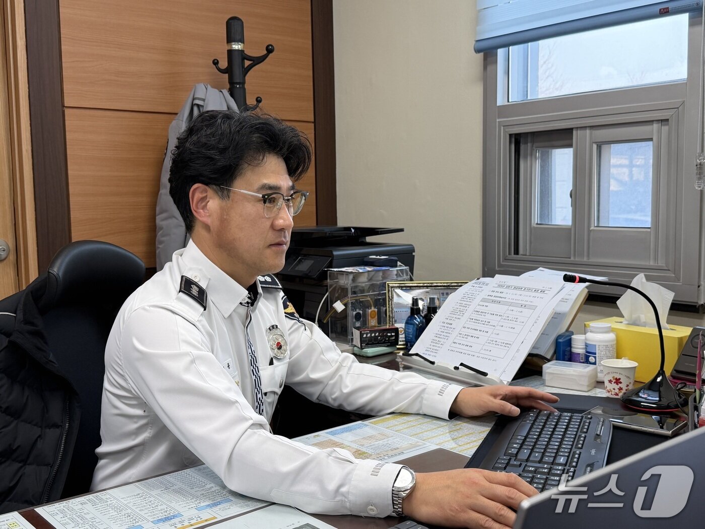 본문 이미지 - 이한용 충북경찰청 고속도로순찰대장.2026.02.15./뉴스1 장예린 기자