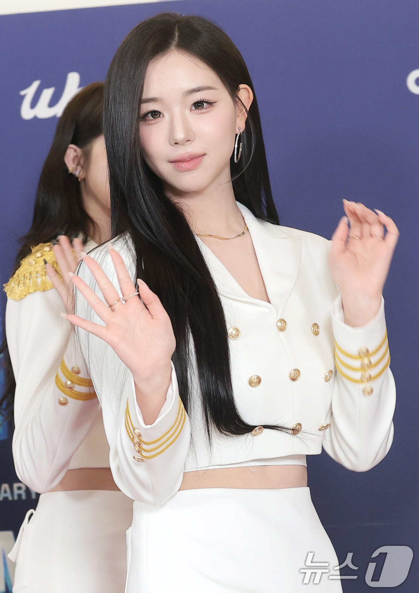 (서울=뉴스1) 권현진 기자 = 트리플에스(tripleS) 김채연이 15일 오후 서울 송파구의올림픽공원 KSPO돔에서 열린 '33주년 한터뮤직어워즈 2025’ 레드카펫 행사에 참석 …