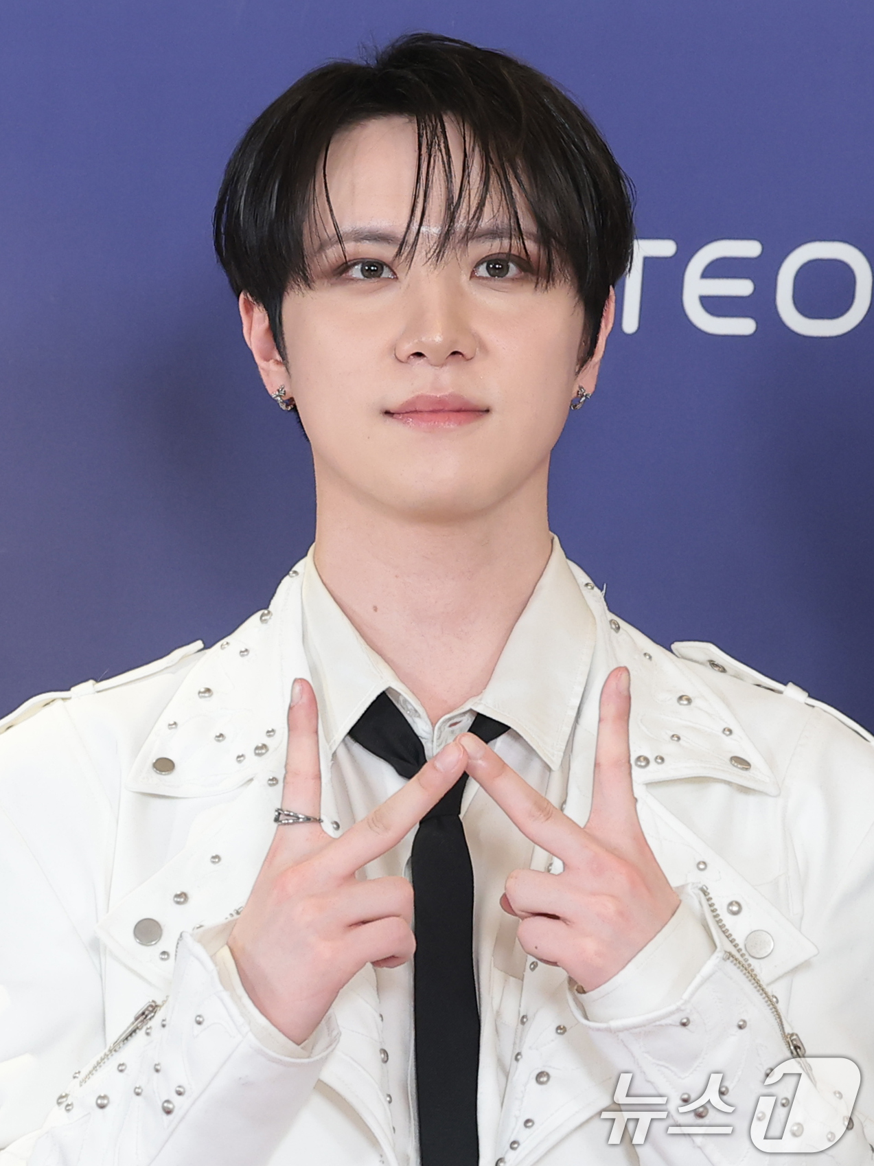 (서울=뉴스1) 권현진 기자 = 위아이 김동한이 15일 오후 서울 송파구의올림픽공원 KSPO돔에서 열린 '33주년 한터뮤직어워즈 2025’ 레드카펫 행사에 참석해 포즈를 취하고 있 …