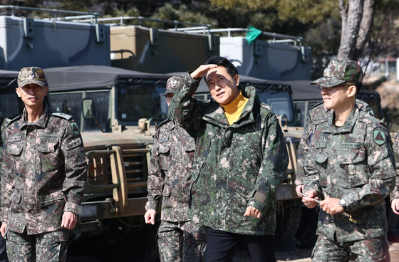 설 명절 맞아 군 부대 찾은 오세훈 시장