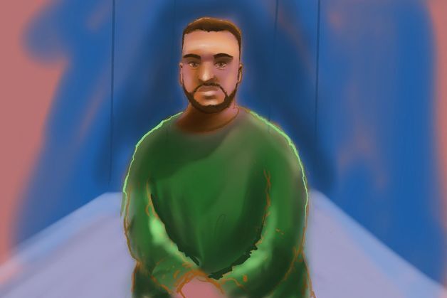 본다이 비치 총격범, 녹색 수형복 차림 법정 첫 출두