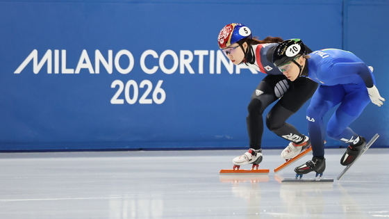 폰타나와 경쟁하는 최민정