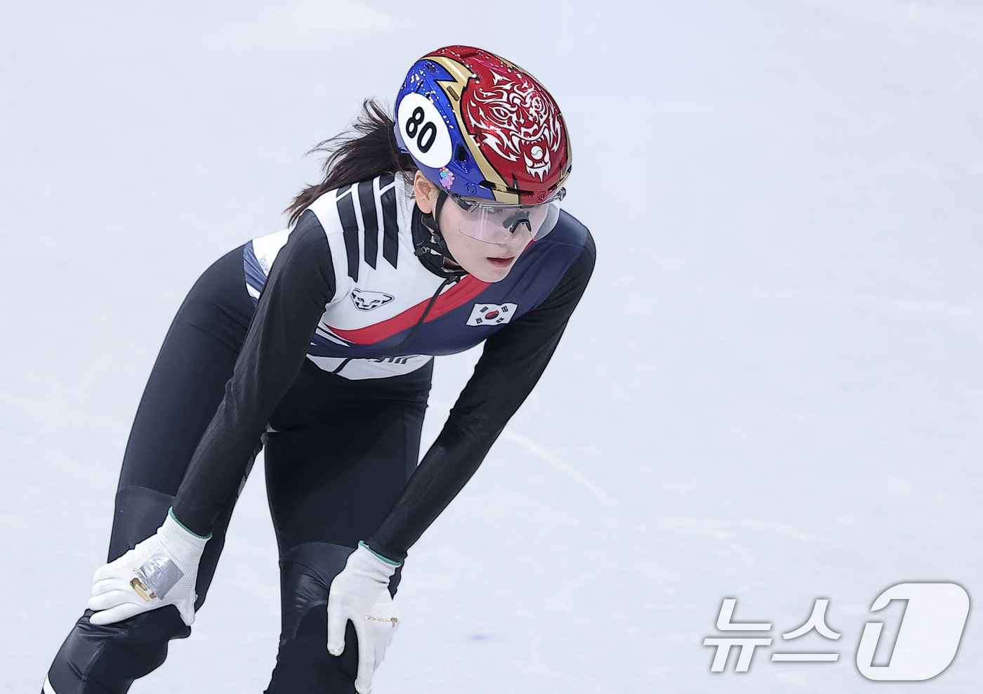 (밀라노=뉴스1) 김성진 기자 = 쇼트트랙 노도희가 16일(현지시간) 이탈리아 밀라노 아이스스케이팅 아레나에서 열린 2026 밀라노·코르티나담페초 동계올림픽 쇼트트랙 여자 1000 …