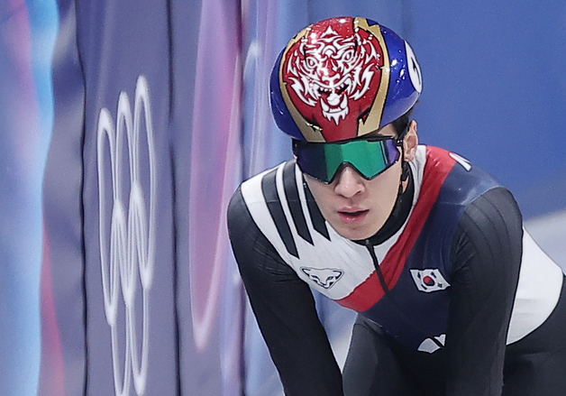 황대헌, 아쉬운 경기