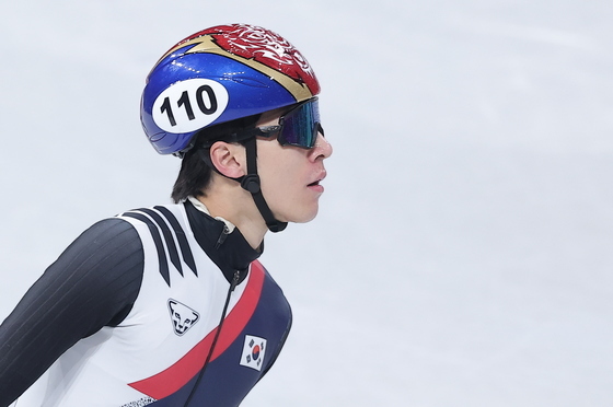 황대헌, 500m 아쉽게 탈락