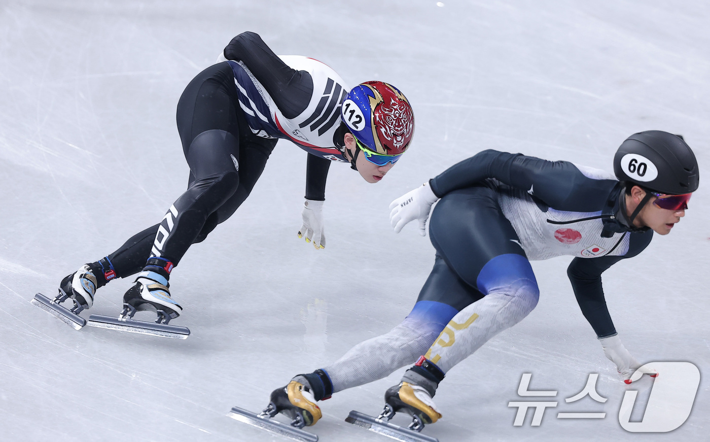 (밀라노=뉴스1) 김성진 기자 = 쇼트트랙 이준서가 16일(현지시간) 이탈리아 밀라노 아이스스케이팅 아레나에서 열린 2026 밀라노·코르티나담페초 동계올림픽 쇼트트랙 남자 5000 …