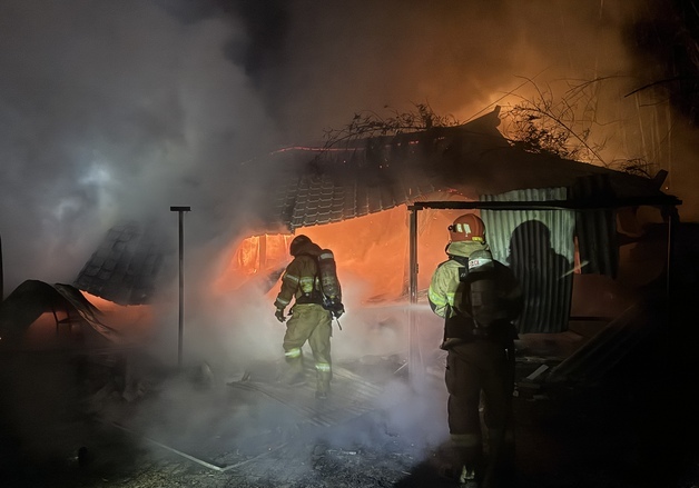 설 연휴 나주서 주택 화재 발생…거주자 2명 대피