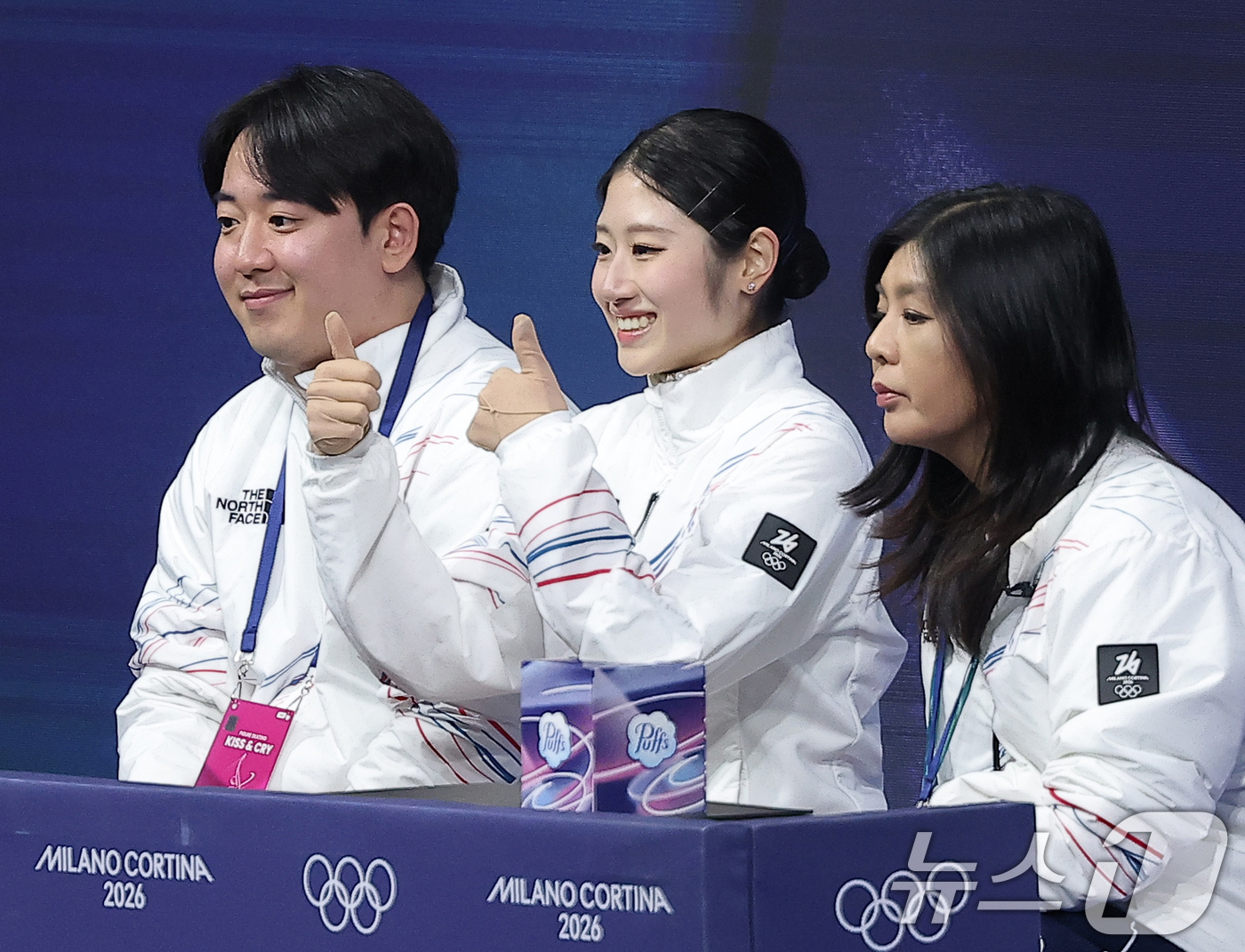 (밀라노=뉴스1) 김성진 기자 = 피겨 이해인이 17일(현지시간) 이탈리아 밀라노 아이스스케이팅 아레나에서 열린 2026 밀라노·코르티나담페초 동계올림픽 피겨 스케이팅 여자 싱글 …