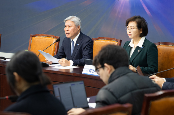 서왕진 조국혁신당 원내대표 기자간담회