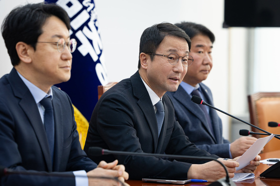 한병도 더불어민주당 원내대표 현안 기자간담회