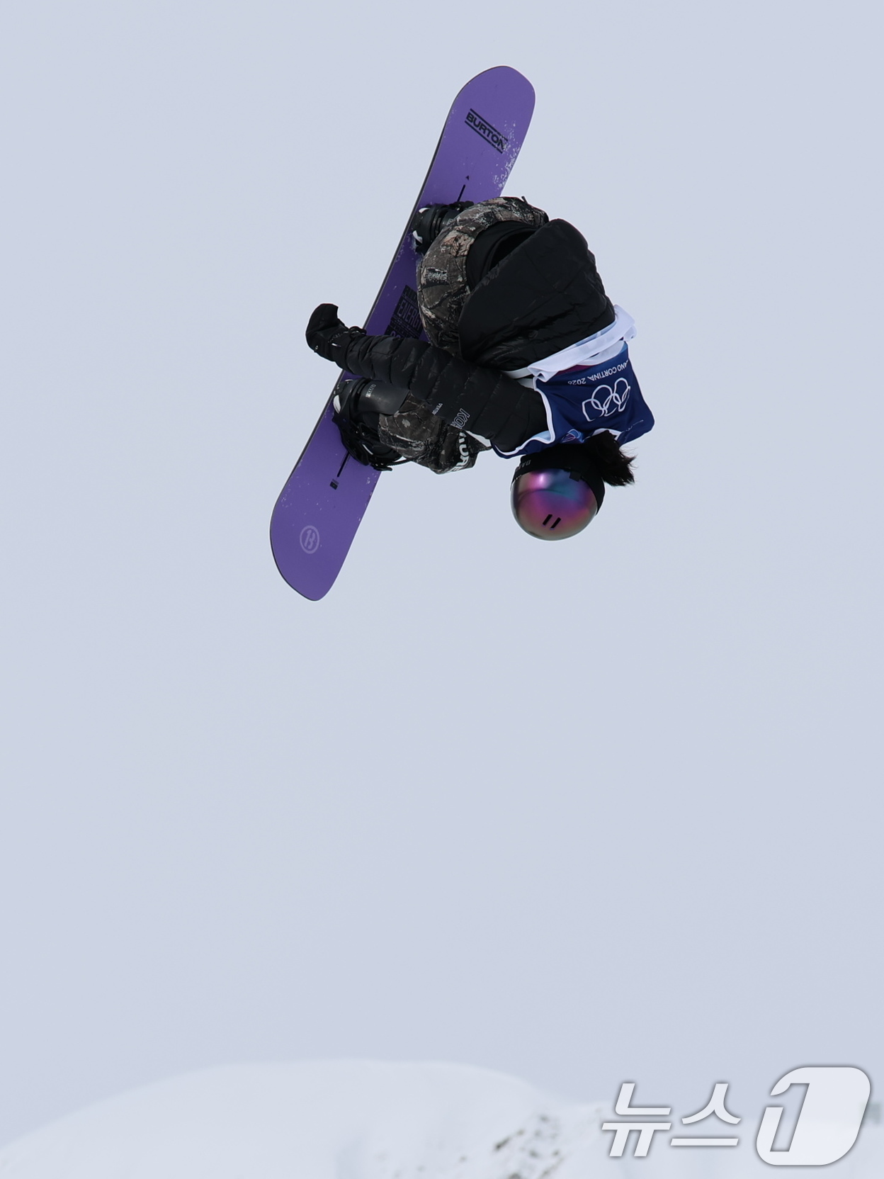 (리비뇨=뉴스1) 김진환 기자 = 스노보드 유승은이 18일(현지시간) 이탈리아 리비뇨 스노파크에서 열린 2026 밀라노·코르티나담페초 동계올림픽 스노보드 여자 슬로프스타일 결선에 …