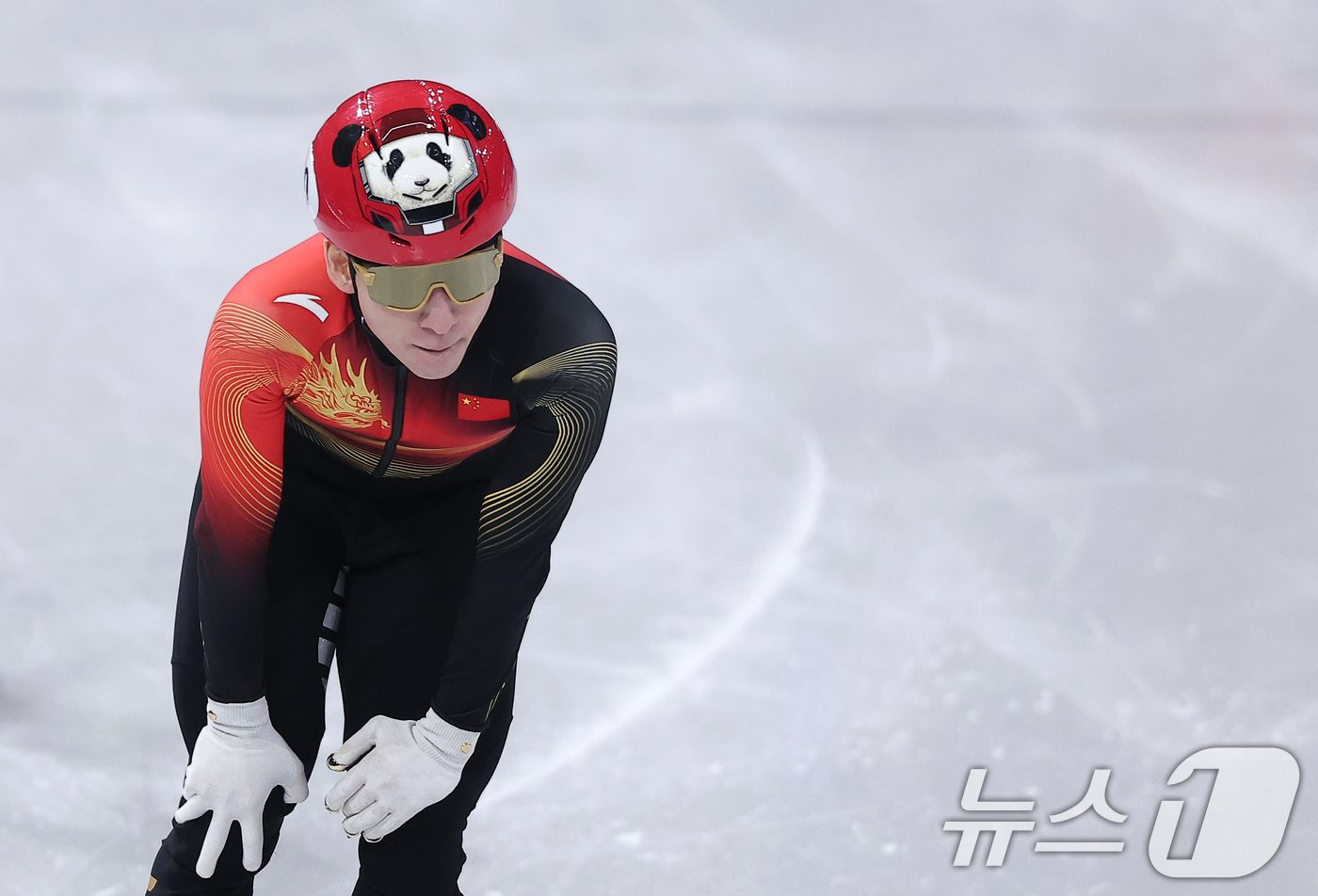 (밀라노=뉴스1) 김성진 기자 = 중국 쇼트트랙 린샤오쥔(한국명 임효준)이 18일(현지시간) 이탈리아 밀라노 아이스스케이팅 아레나에서 열린 2026 밀라노·코르티나담페초 동계올림픽 …