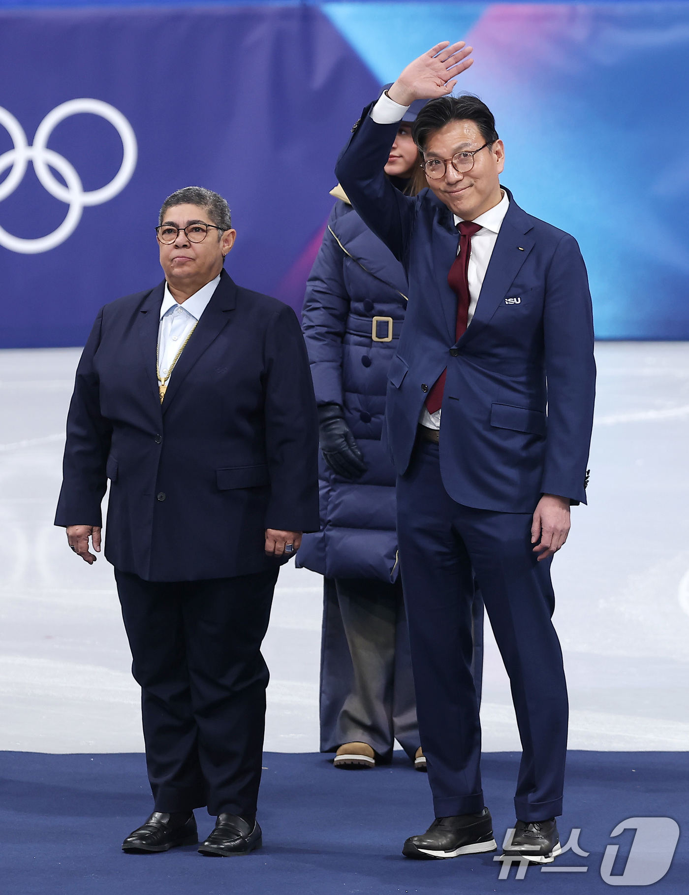 (밀라노=뉴스1) 김성진 기자 = 김재열 국제빙상경기연맹(ISU) 회장 겸 국제올림픽위원회(IOC) 집행위원이 18일(현지시간) 이탈리아 밀라노 아이스스케이팅 아레나에서 열린 20 …