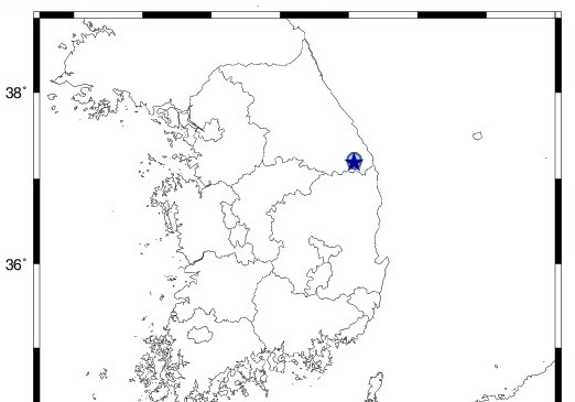 강원 삼척서 규모 2.5 지진…"인근지역 진동, 안전 유의"