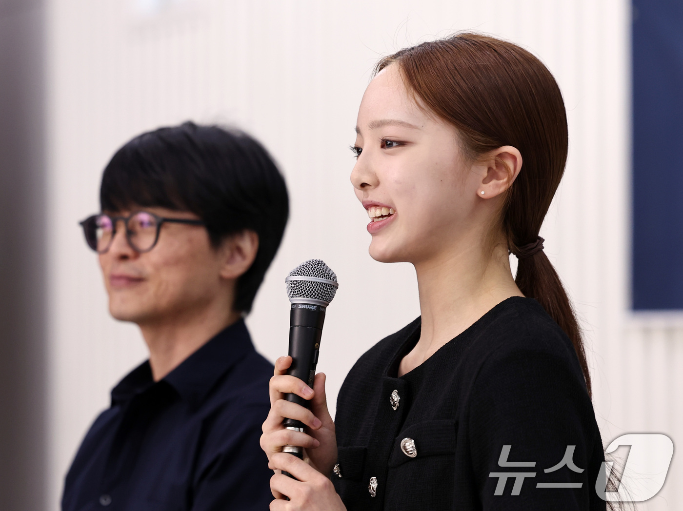 (서울=뉴스1) 구윤성 기자 = 세계적인 권위의 로잔 발레 콩쿠르 2위에 오른 염다연이 19일 서울 서초구 코리아유스발레스타즈에서 열린 기자간담회에서 인사말을 하고 있다. 2026 …