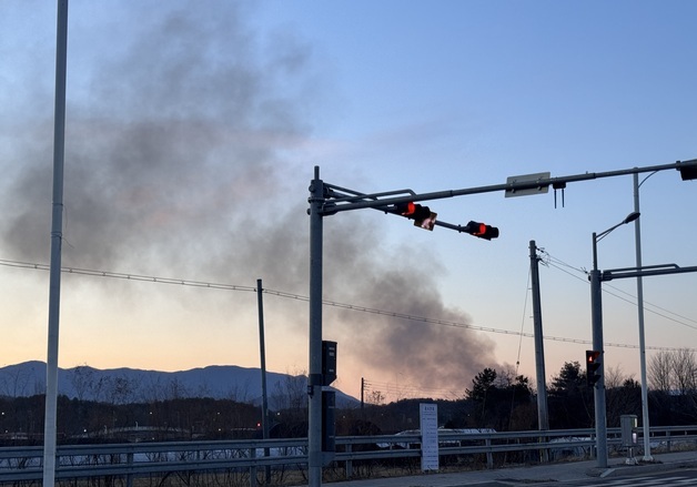 울산 북구 상안동 임야서 불… "인근 주민 즉각 대피"