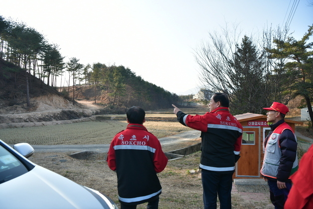 속초시, 산불 대응 강화…이병선 시장, 2일 취약지 현장 점검