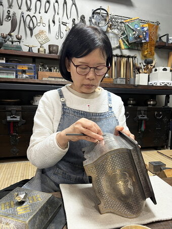 본문 이미지 - 국가무형유산 '입사장' 보유자로 인정 예고된 승경란 씨(국가유산청 제공)