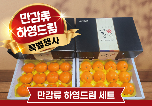 설 앞두고 '만감류 하영드림'…제주, 고향사랑기부제 답례품 특별행사