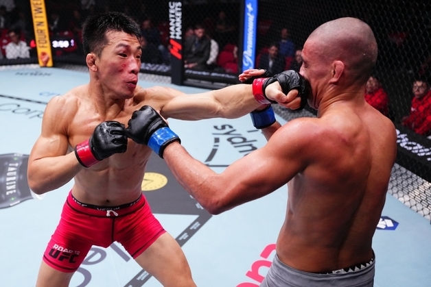 김상욱, UFC 진출 좌절…돔 마르 판에 만장일치 판정패