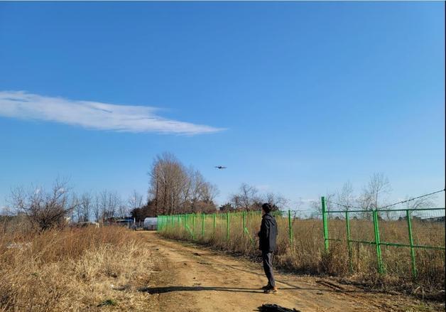 "드론 띄워 산불 막는다"…동해시 '산림드론감시단' 가동