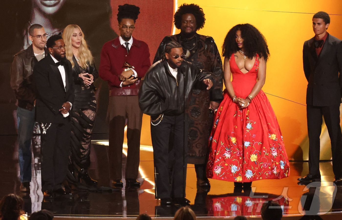 본문 이미지 - 켄드릭 라마, SZA ⓒ AFP=뉴스1