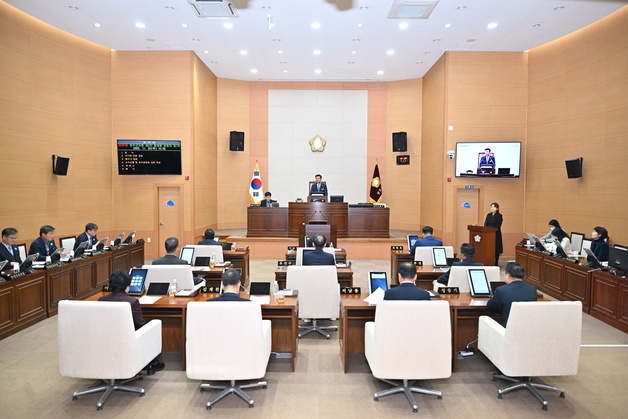 완주군의회, 제298회 임시회 개회…업무보고·현안 집중 논의