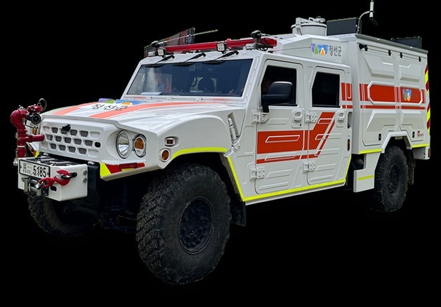 "기상 이변에 산불 위험↑"…정선군, 다목적산불진화차 도입