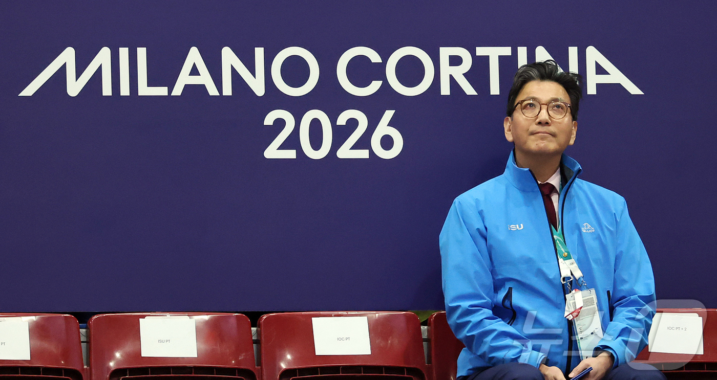 (밀라노=뉴스1) 김진환 기자 = 김재열 국제올림픽위원회(IOC) 집행위원 겸 국제빙상경기연맹(ISU) 회장이이 19일(현지시간) 이탈리아 밀라노 아이스스케이팅 아레나에서 열린 2 …