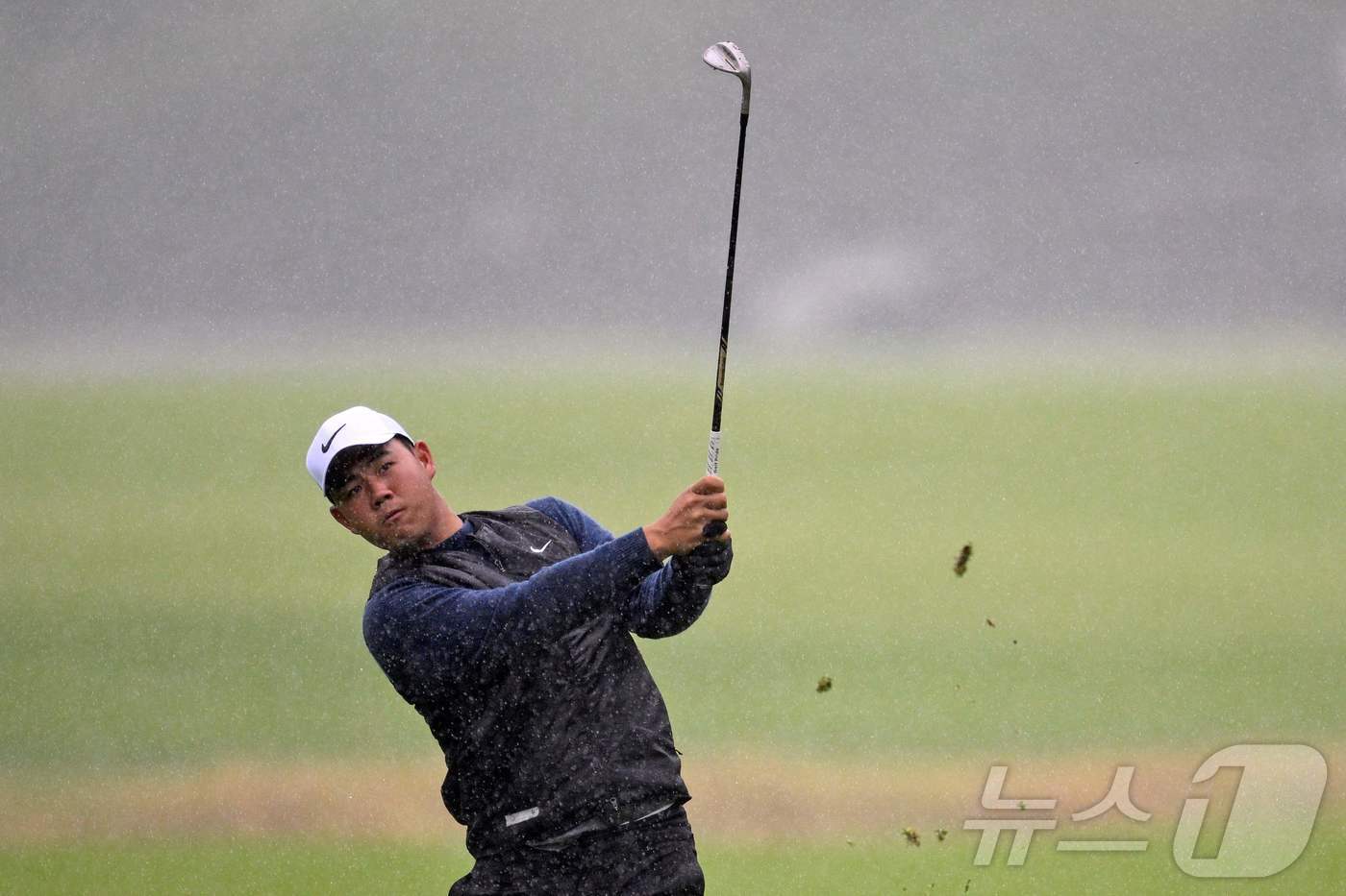 본문 이미지 - PGA 투어 제네시스 인비테이셔널에 출전한 김주형. ⓒ AFP=뉴스1