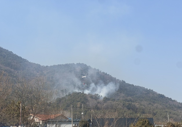 경남 고성 거류면 산불 44분 만에 진화